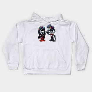 Day Of The Dead Sugar Skull Kids Kids Hoodie